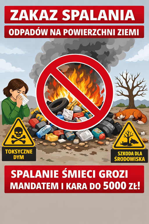 zdjęcie: Straż Miejska przypomina o zakazie spalania odpadów