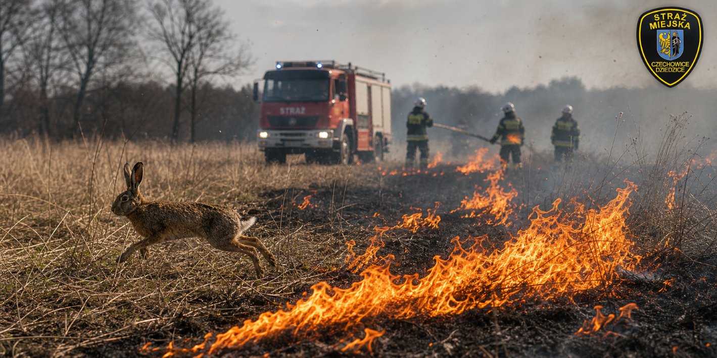 zdjęcie: Dbajmy o wspólne bezpieczeństwo – STOP wypalaniu traw