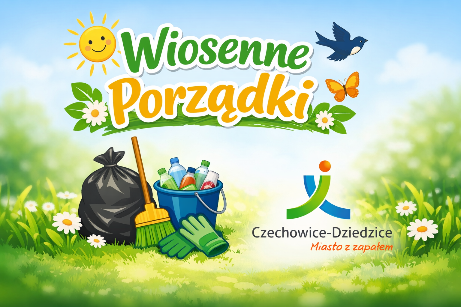 zdjęcie: Coroczna akcja "Wiosenne porządki".